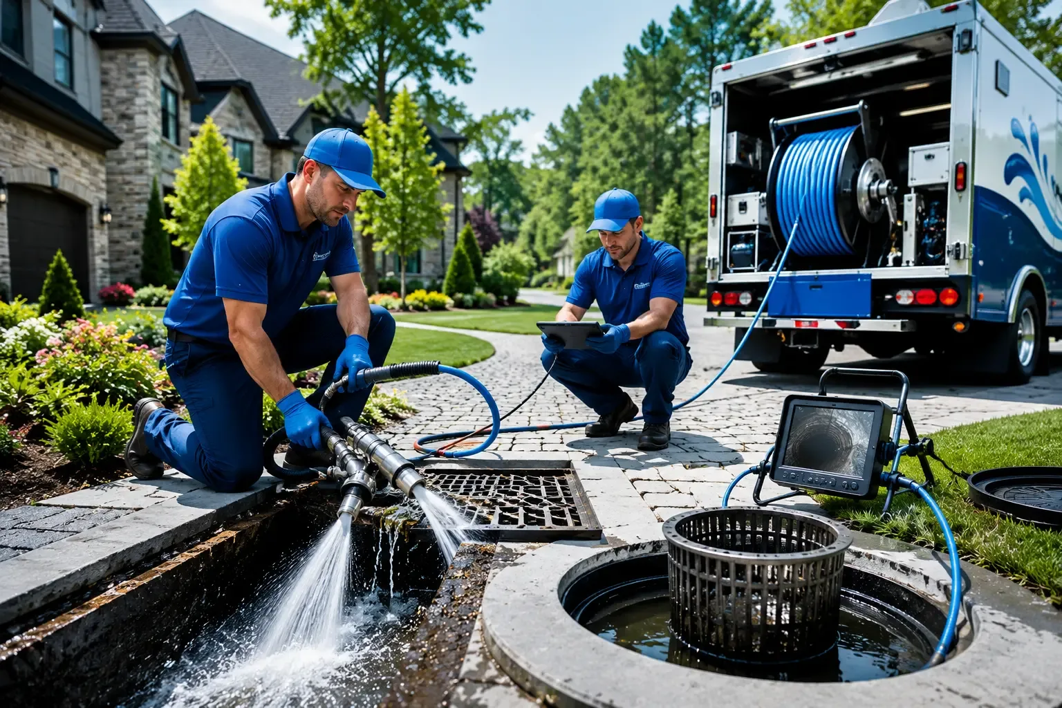 Local outdoor drain cleaning professionals in Eaton, OH